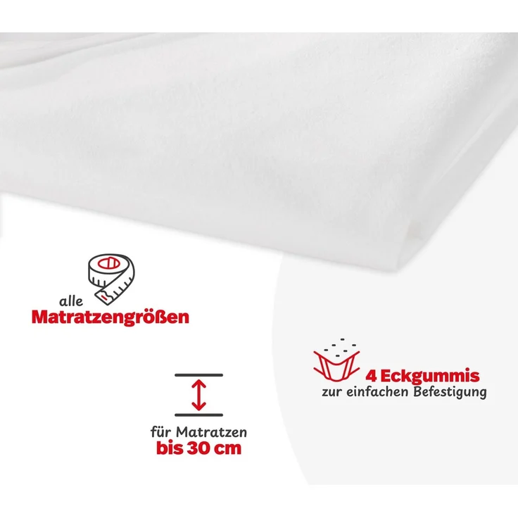 Matratzenauflage wasserdicht atmungsaktiver Matratzentopper Made in Germany div. Größen PROCAVE, Matratzenschoner wasserundurchlässig, waschbar, 100x200 cm – Bild 3