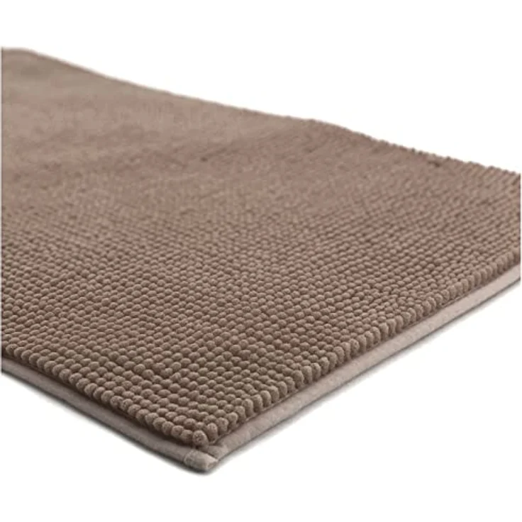 heimtexland Badematte Badvorleger Chenille Badteppich Duschvorleger, rutschhemmend beschichtet, Fußbodenheizung geeignet, fußbodenheizungsgeeignet, saugstark, schnell trocknend, strapazierfähig, rutschfest, Polyester, rechteckig, 45x50 cm, Hochflor, su... – Bild 3