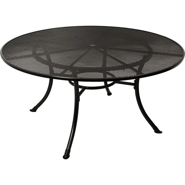 Tisch RIVO 150cm rund, Streckmetall eisengrau