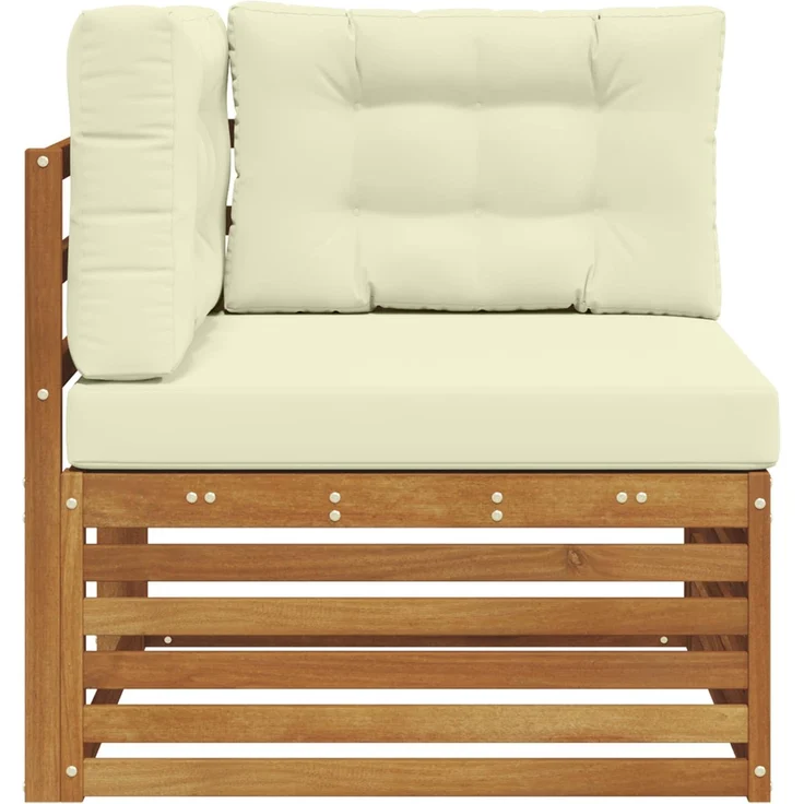 vidaXL Outdoor Ecksofa Massivholz Akazie Natur 900568 – Bild 4