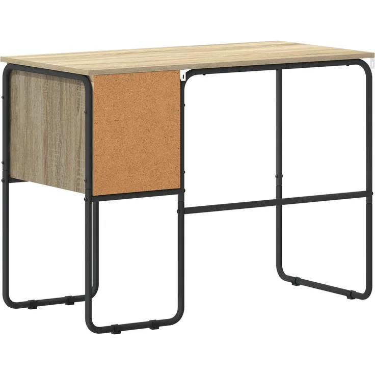 vidaXL Schreibtisch mit Stauraum Sonoma-Eiche 100 x 50 x 75 cm 8008003 – Bild 6