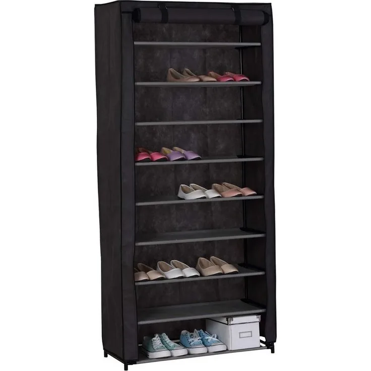 HTI-Line Schuhbank Schuhregal Lena 9 (Stück, 1-St, 1 Schuhregal, ohne Dekoration), Schuhablage 9 Ebenen