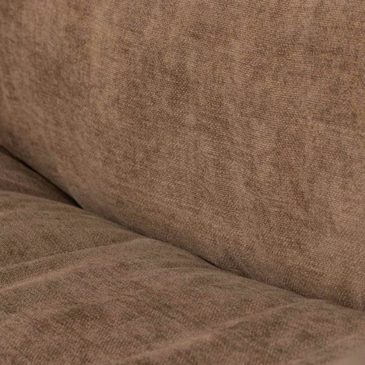 Sessel Baggy aus Chenille-Stoff, modern gepolstert, Braun, weiche Oberfläche, Teil der Baggy-Serie – Bild 4