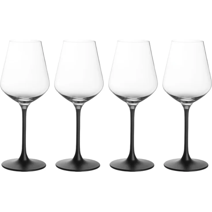 Villeroy & Boch Manufacture Rock Weißweinkelch 380 ml 4er Set