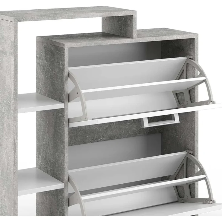 Schuhkipper Orlando Beton 2 Teile, mit Spiegel Vicco – Bild 6