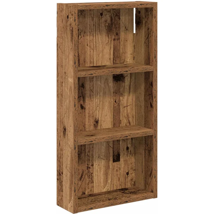 vidaXL Badezimmer-Wandschrank Altholz 30 x 10 x 60,5 cm Holzwerkstoff 889325 – Bild 2