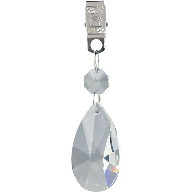 d-c-fix Tischtuchbeschwerer Kristall transparent Kristallform, 4 Stück