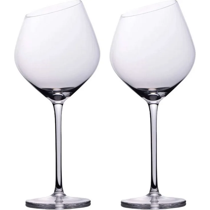Intirilife Weinglas, 2-tlg, Glas, Wein Glas Set 470 ml Rotwein Weißwein Gläser Spülmaschinenfest (2-tlg)