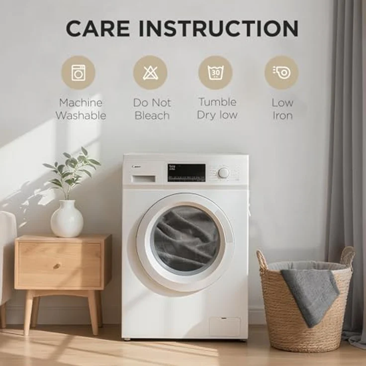 Joydeco Verdunkelungsvorhänge, 213 cm lang, 2 Paneele, Burgrot, Raumverdunkelungsvorhänge für Schlafzimmer, 100% verdunkelnde, strukturierte Thermovorhänge, Sichtschutz, 2 Paneele Set (B 132 x L 213 – Bild 8