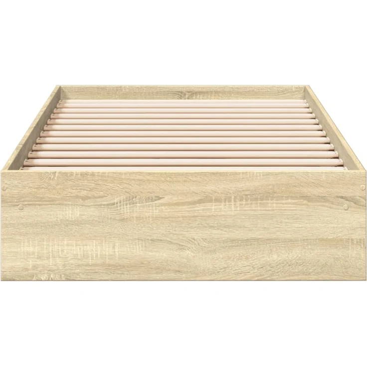 vidaXL Bettgestell mit Schubladen Sonoma-Eiche 100x200cm Holzwerkstoff 3280673 – Bild 4