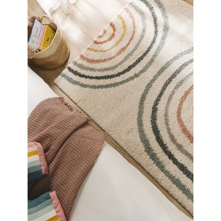 benuta Kinderteppich Gobi, rechteckig, Höhe: 21 mm, Kunstfaser, Berber, Ethno-Style, Wohnzimmer – Bild 2