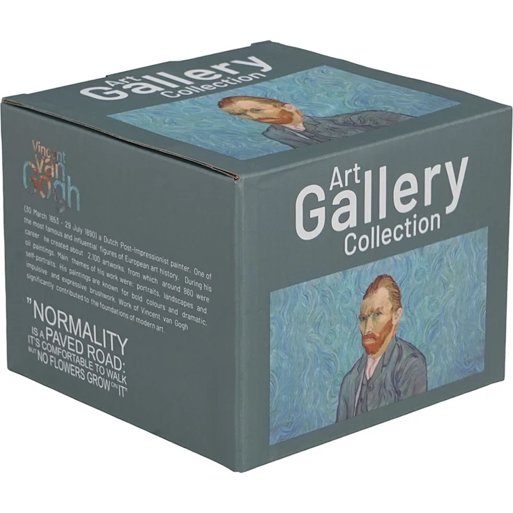 DUO ART GALLERY Becher 600 ml PORTRAIT OF Van Gogh, New Bone China Porzellan – Bild 4