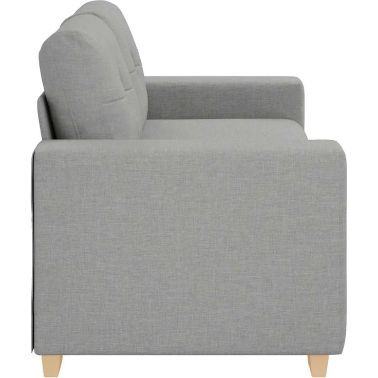 vidaXL Loveseat-Sofa Wolkengrau 180x77x82 cm Stoff 4105086 – Bild 5