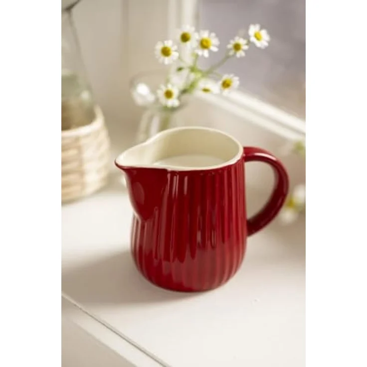 Ib Laursen - Milchkännchen Sahnekännchen 200 ml Mynte 2031 rot 33 – Bild 2