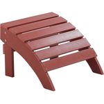 Garden Fußhocker ADIRONDACK Rot