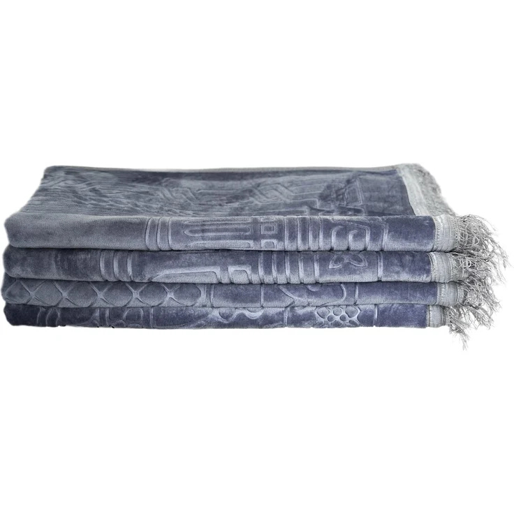 Gebetsteppich 120 x 80 cm - ideal als Geschenk Blaugrau Motiv 4 – Bild 2
