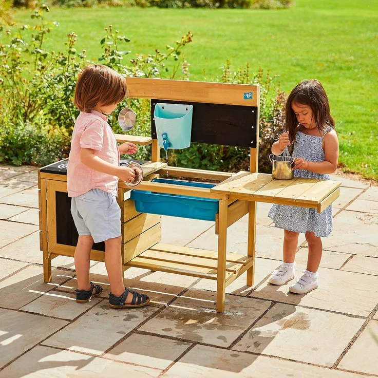 TP Toys Holz Matschküche Murmeltier Deluxe | Natur – Bild 2