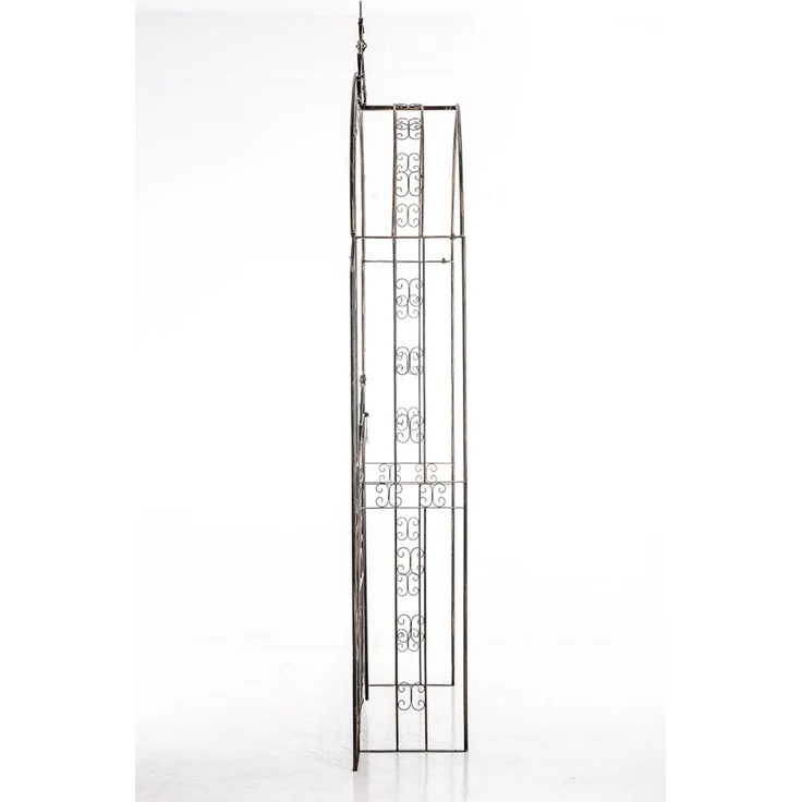 Rosenbogen ANDERS - 144x36x270cm, Metall, Bronze | Rankhilfe Rosen Rankgitter Gartendekoration – Bild 3