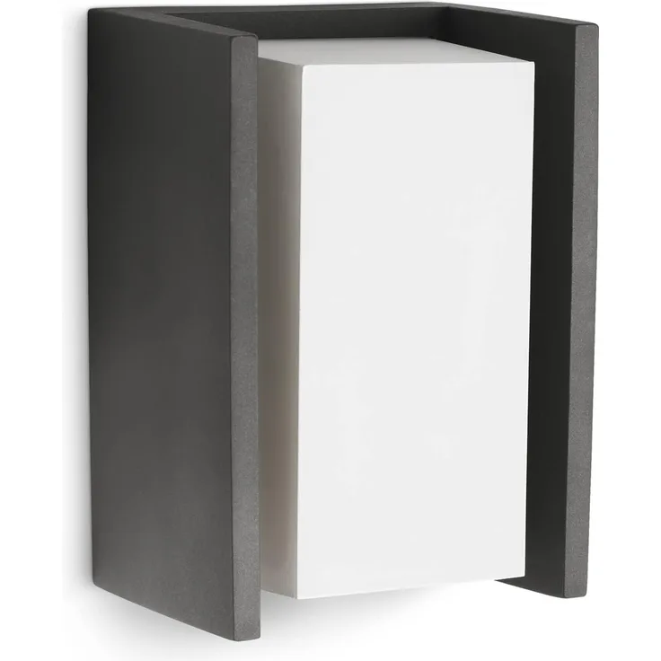 Philips Bridge myGarden moderne Wandaußenleuchte anthrazit E27