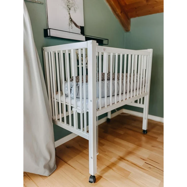 tiSsi 'MAXI BOXSPRING' Beistellbett, weiß, 90x50 cm – Bild 3