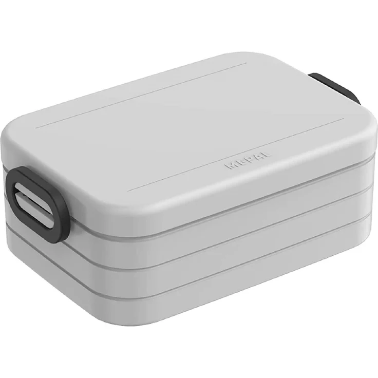Mepal Take a Break Midi – Limited Edition Cool Grey / Grau – 900 ml Inhalt – Lunchbox mit Trennwand – ideal für Mealprep – spülmaschinenfest, Polypropyleen – Bild 1