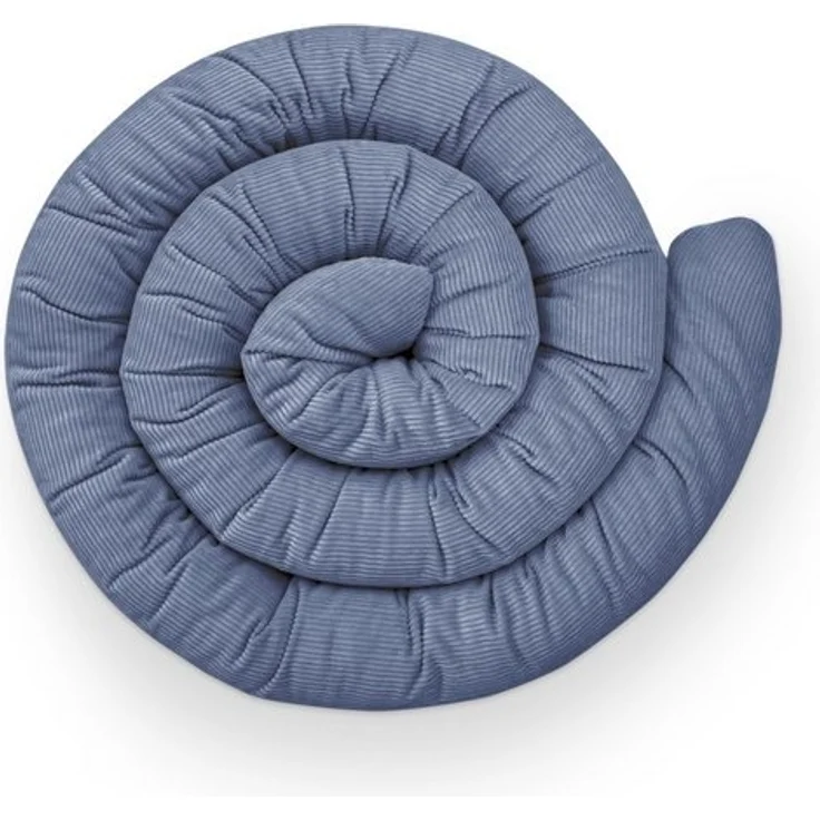 Ehrenkind Nestchenschlange Bettschlange Cord aus 100% Bio-Baumwolle, Schutz und Geborgenheit, (Kuschelschlange, Bettumrandung Babybett), Bettschlange Baby – Bild 4