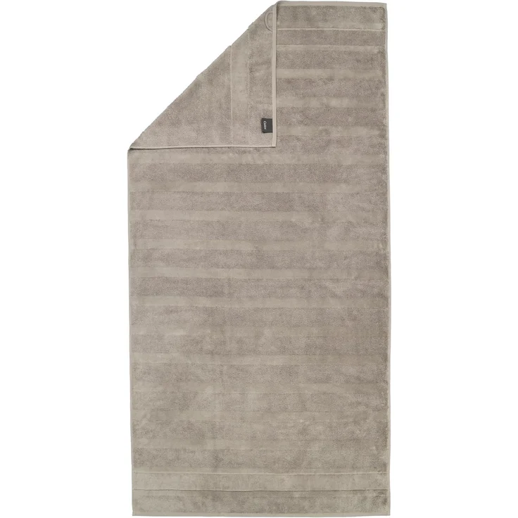 CAWÖ Duschtuch - Noblesse2, Walkfrottier, Velours-Streifen, Baumwolle, einfarbig Graphit 80x160cm – Bild 2
