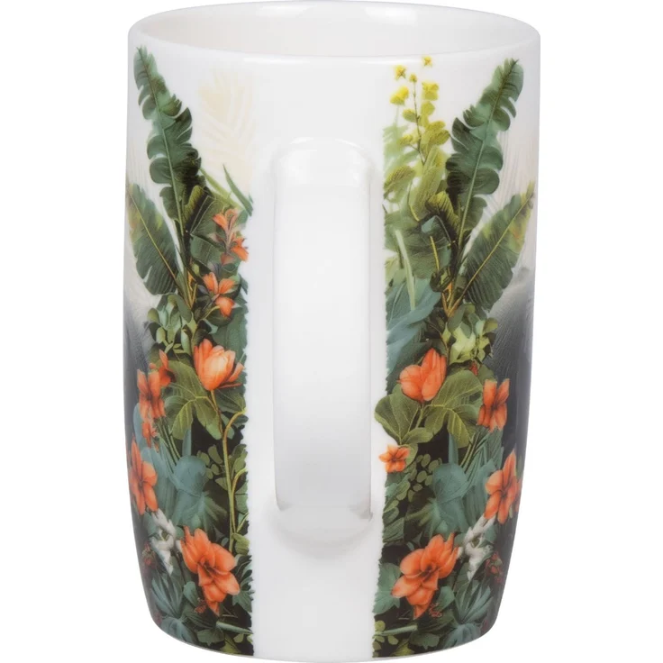 KÖNITZ 1172693056 Becher Jungle Elephants 580 ml aus Bone China Porzellan / Dschungel Elefanten – Bild 3