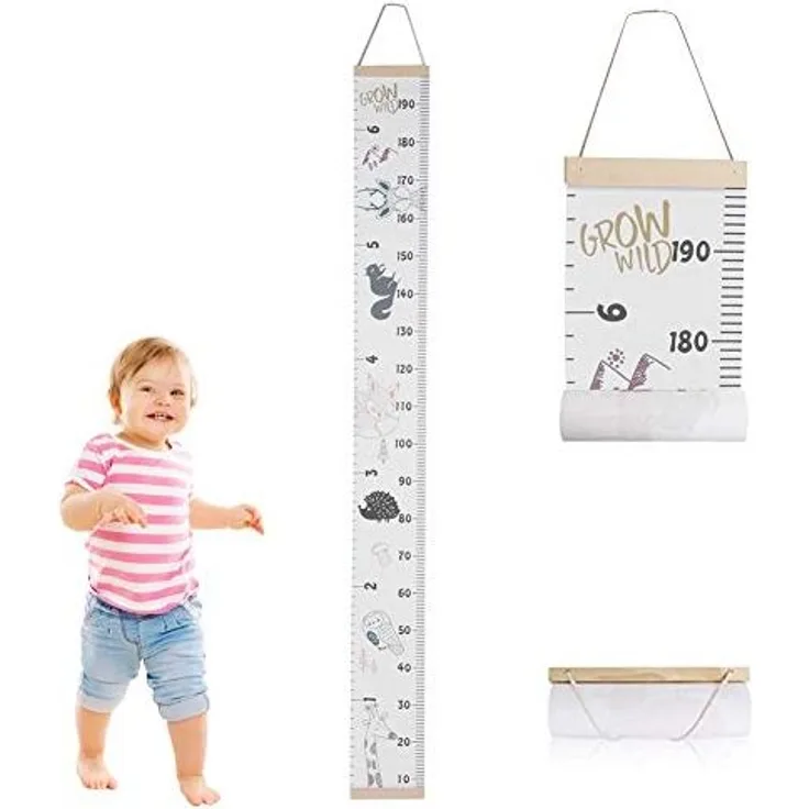 Kinder Messlatten Kinder Höhe Maßnahme Wachstumstabelle Tragbare Nette Wandaufkleber Home Raumdekoration für Kleinkinder Babys(#1)