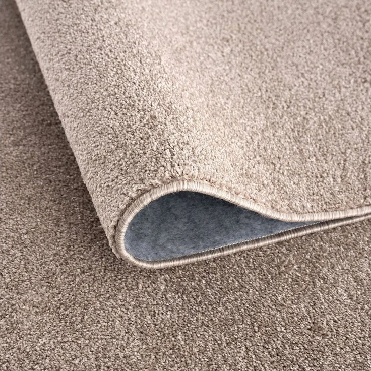 Jimri Teppich Lotus Wohnzimmer Teppich Einfarbig Kurzflor Läufer Uni, Rund, Wohnzimmer Teppich Einfarbig Kurzflor Läufer – Bild 4