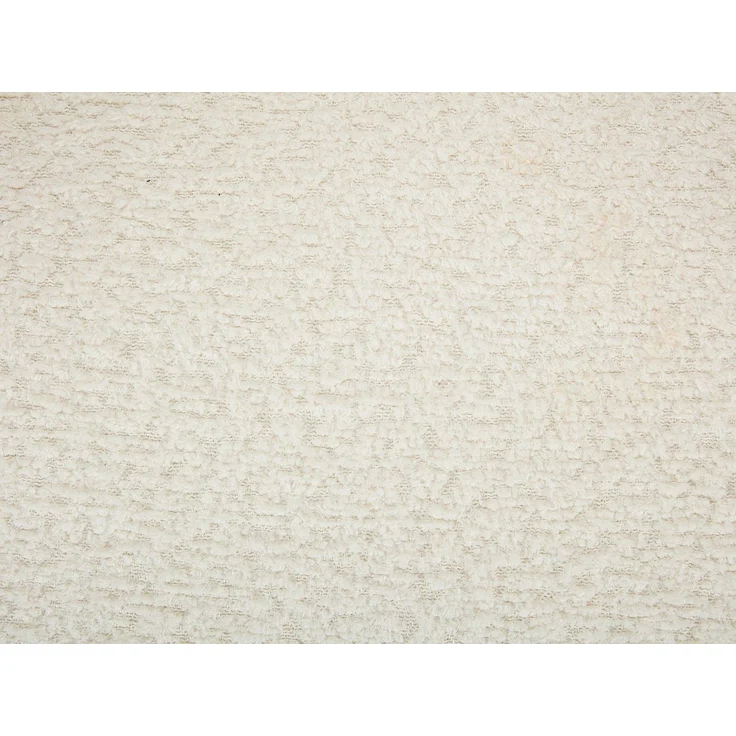 Vente-unique - Stuhl mit Armlehnen 2er-Set - Bouclé-Stoff & Kautschukholz - Weiß & Holzfarben - LIVELIA von Pascal MORABITO – Bild 8