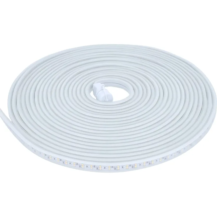 as – Schwabe LED Lichtband 15 m - Streifen Baustrahler 180W, 22.500 Lumen - langlebige LEDs - 120° Abstrahlwinkel - 10 Min Nachleuchtzeit - mit Befestigungsmaterial - IP65, 46710