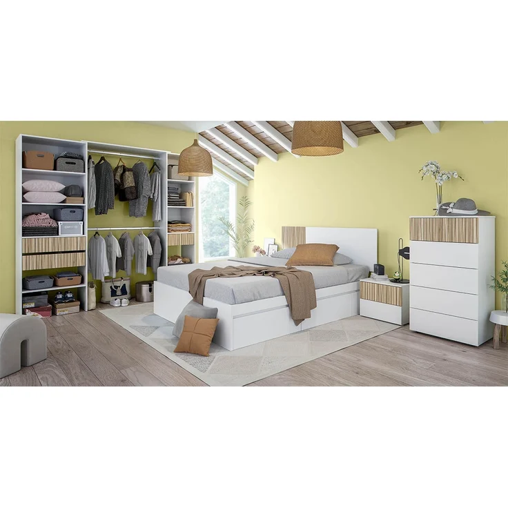 Calicosy Kommode 5 Schubladen H109 cm - Ethna - Weiß – Bild 5