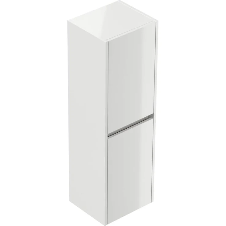 Badezimmer Hochschrank 112cm Softclose Taifun Wandmontage weiß Hgl : Weiss hochglanz – Bild 4