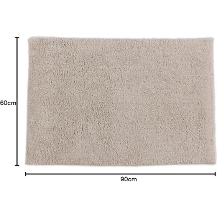 Schöner Wohnen Kollektion Badteppich 'Bahamas', beige, 100% Baumwolle, waschbar bei 40°C, wendbar, pflegeleicht, trocknergeeignet – Bild 2