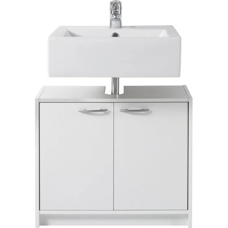 BASIC by Balculina Waschbeckenunterschrank Smash, Breite 63 cm (1-St) mit 2 Türen