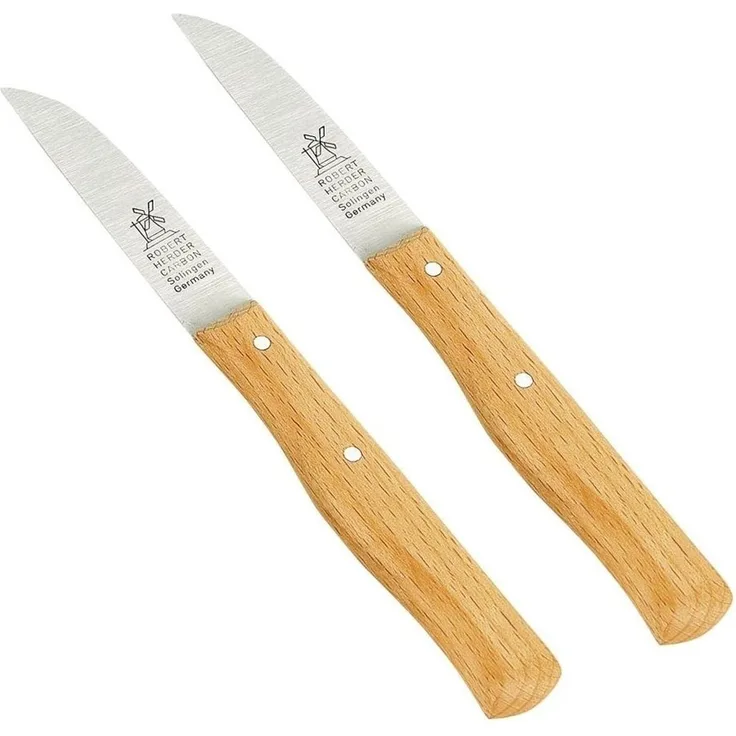 Windmühlenmesser Gemüsemesser WINDMÜHLEN Küchenmesser Buche 65 mm, 2er-Set