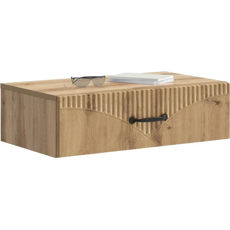 vidaXL Wandmontierter Beistelltisch Artisan-Eiche 59 x 34,5 x 17 cm 899004 – Bild 2