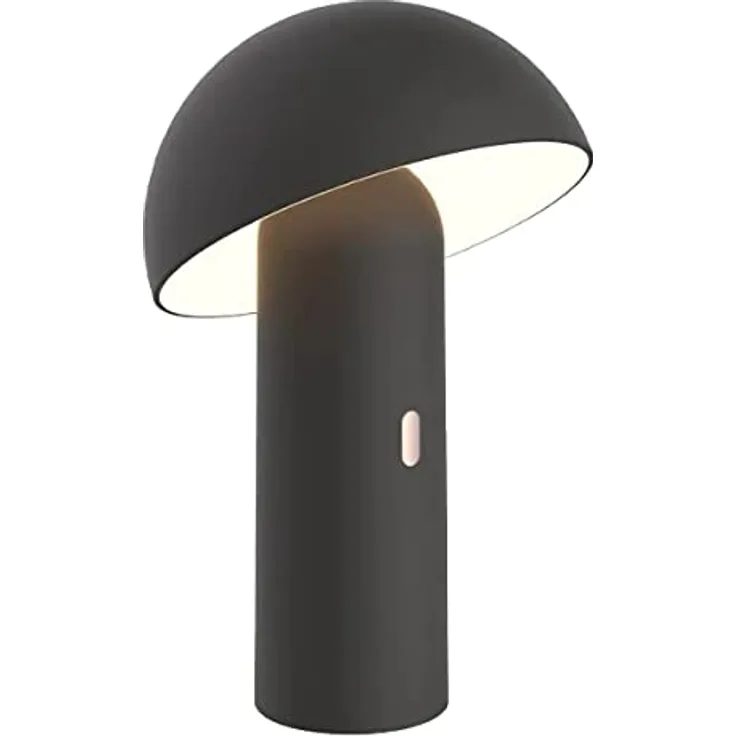 LUMISKY Tod Black, LED Nachttischlampe mit dimmbarer warmweißer Beleuchtung, 280 mm, schwarz, kabellos, bis zu 5 Stunden Laufzeit