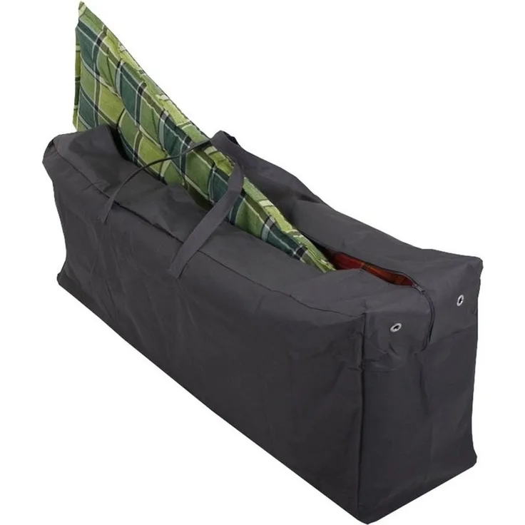 colourliving Gartenmöbel-Schutzhülle Schutzhülle für 4 Gartenmöbelauflagen Aufbewahrungstasche für Auflagen, robustes 420D Polyester anthrazit