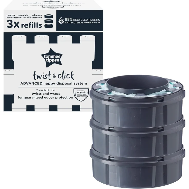 Ersatzteile Tommee Tippee Twist and Click 3 Stück – Bild 1
