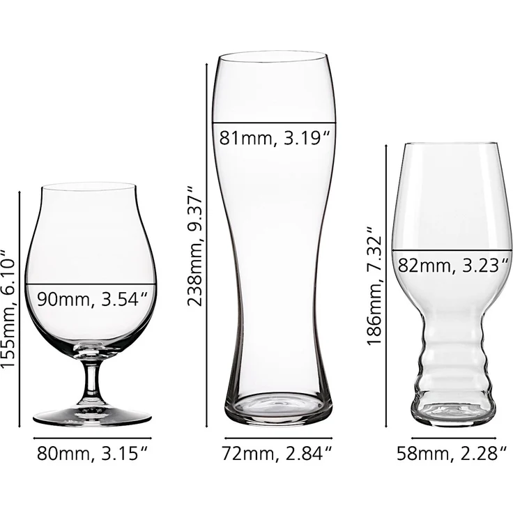 SPIEGELAU 4991691 BEER CLASSICS Bier-Tasting-Set 3er Set – Bild 2