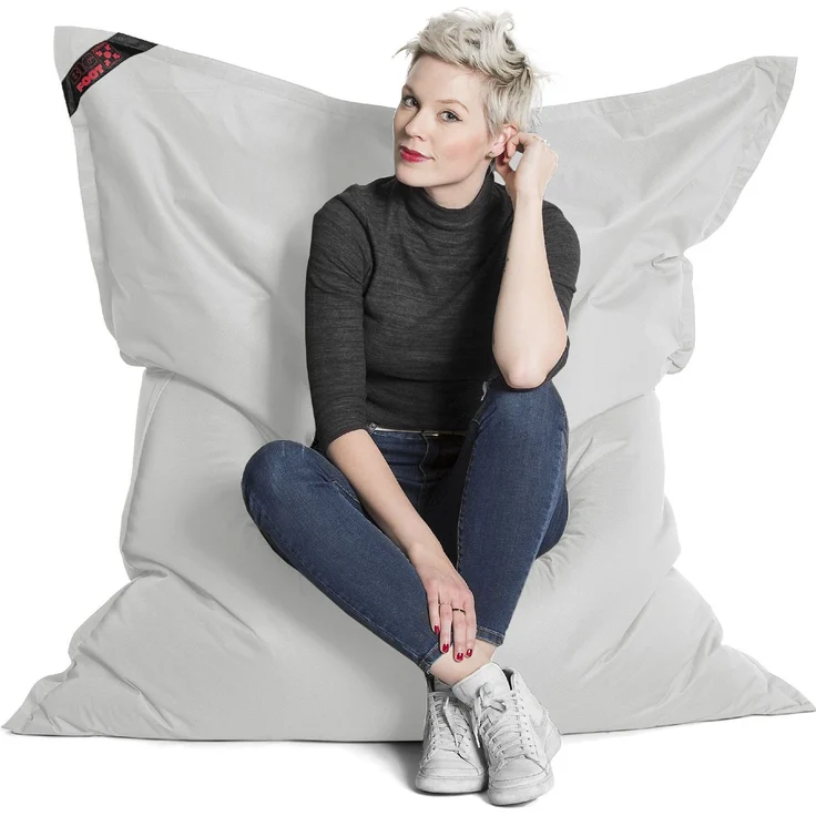Sitting Point Sitzsack Scuba Big Foot 130x170cm grau – Bild 3