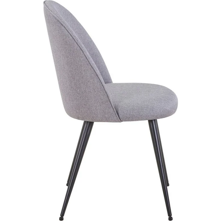 SVITA Esszimmerstuhl ANITA (2er-Set), Besucherstuhl, Küchenstühle, 2 Stück, Stoffbezug, Grau – Bild 2