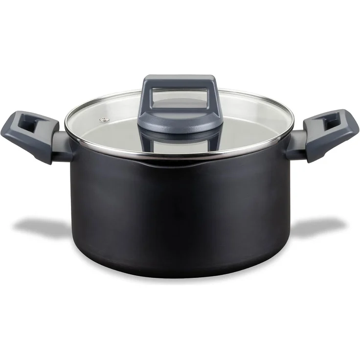 Fackelmann Kochtopf Statement 20cm – Topf mit keramische Beschichtung – Recyceltes Aluminium mit Antihaft-Beschichtung – PFAS-frei, Hitzebeständiger Griff, Für alle Herdarten inklusive Induktion – Bild 1