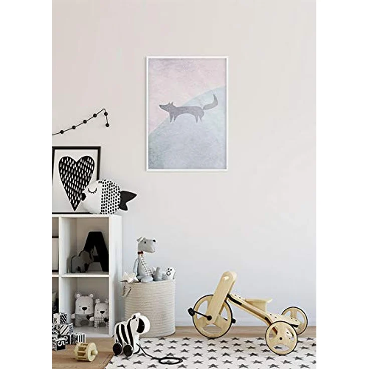 Komar Wandbild Wild and Free Fox, Poster auf Deutsches Premium-Poster Fotopapier, 50 x 70 cm, ohne Rahmen, fotorealistische Druckqualität – Bild 4