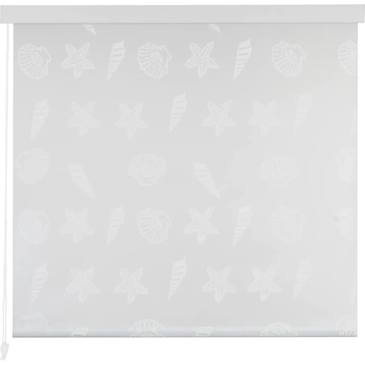 vidaXL Duschrollo 140x240 cm Seesternmuster 142862 – Bild 3