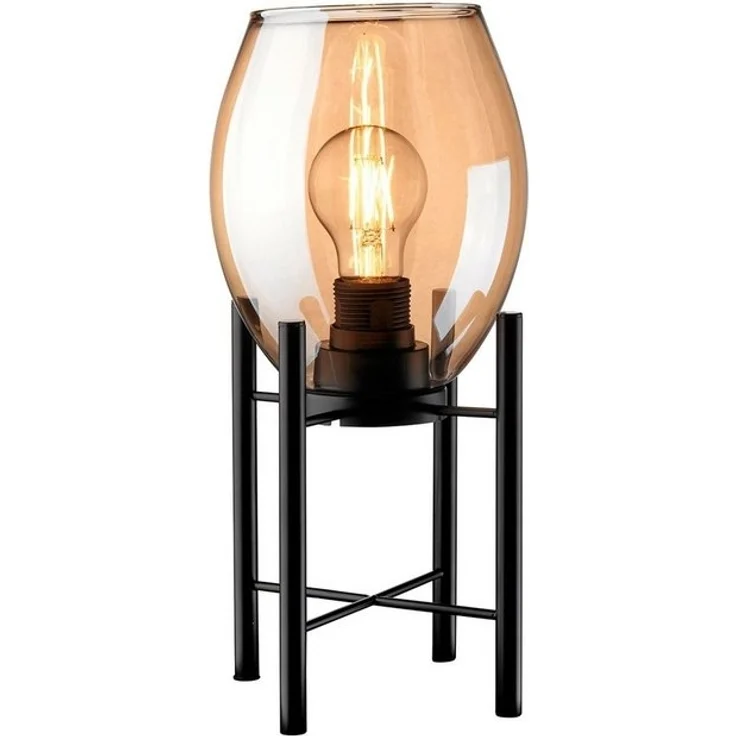 MeLiTec Tischleuchte Glas T181, LED wechselbar – Bild 2