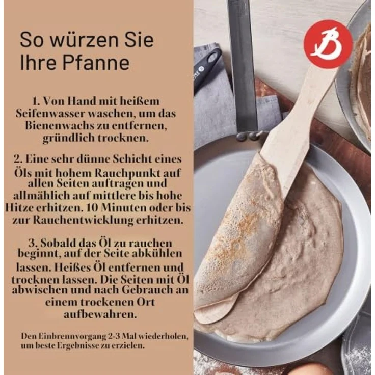 De Buyer CREPE PFANNE MINERAL B Ø 24CM – Bild 3