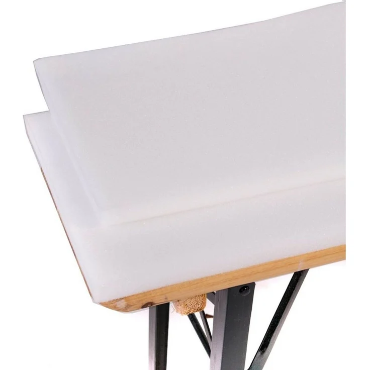 TexDeko Bankauflage Bierbankauflagen-Set mit Tischdecke 100x250cm (universal) 3TLG Set, (Set, 2x Auflage + 1x Tischdecke), blickdicht & waschbar – Bild 4